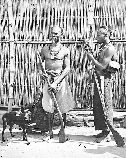 ילידים יוצאים למסע ציד. פורמוזה