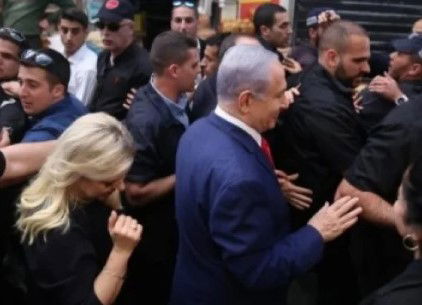 נתניהו מאובטח. ארכיון