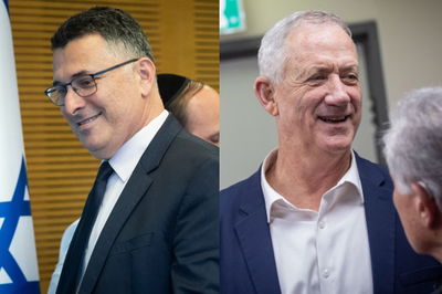 על סף סיכום: בני גנץ וגדעון סער במגעים לרשימה מאוחדת