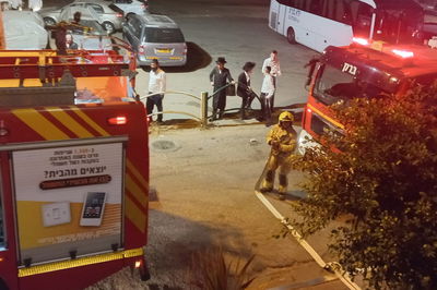 באמצע הלילה: שריפה בבוידעם של דירה