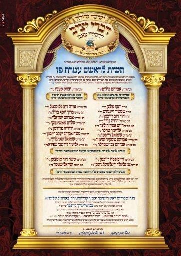 סיום הש"ס, טיש ותעודות לנבחנים: הילולת ה'שפע חיים' זיע"א בצאנז