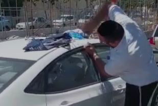 בעת החילוץ מהרכב