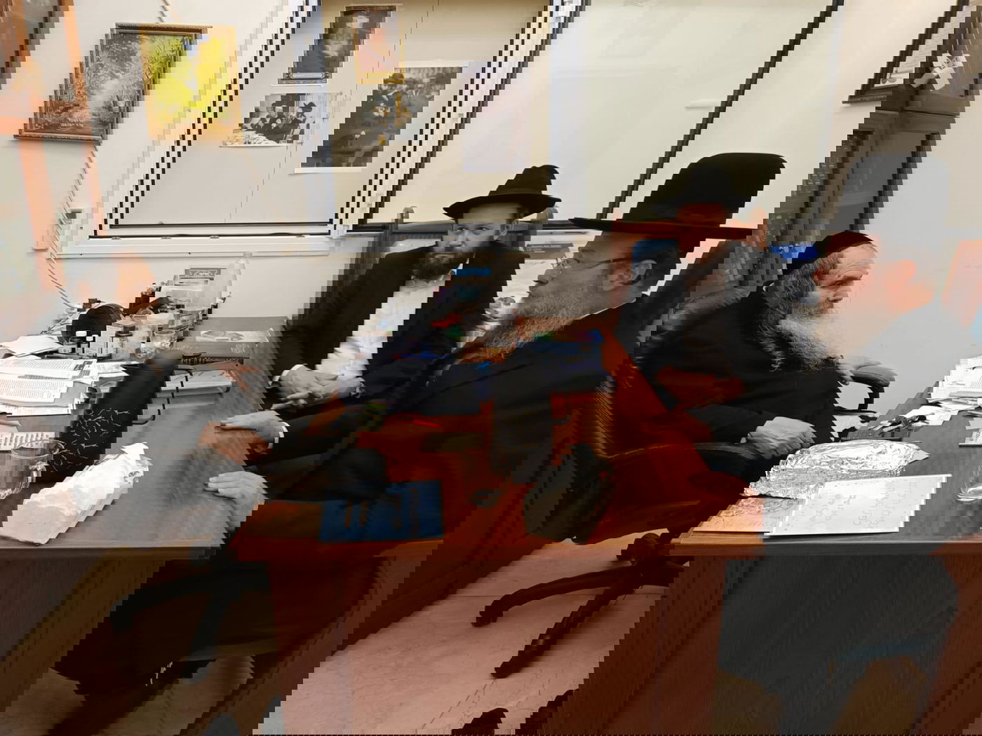 הרב ארוש פוגש את הרב זלצמן