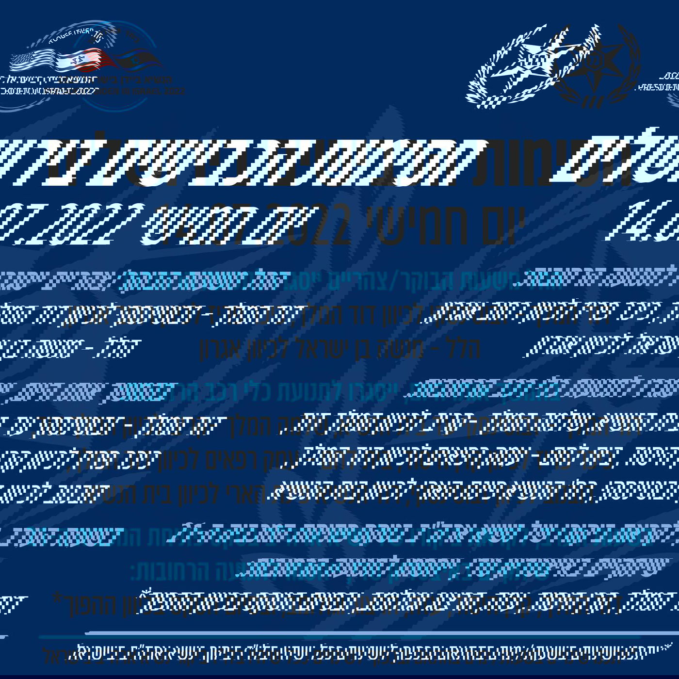 חסימת הכבישים בירושלים ביום חמישי