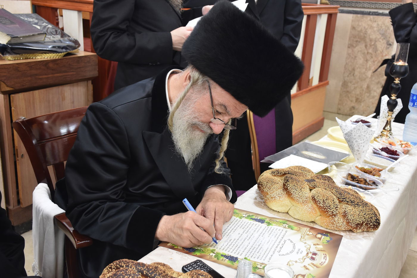 שמחת התנאים לנכדת האדמו"ר מאשלג