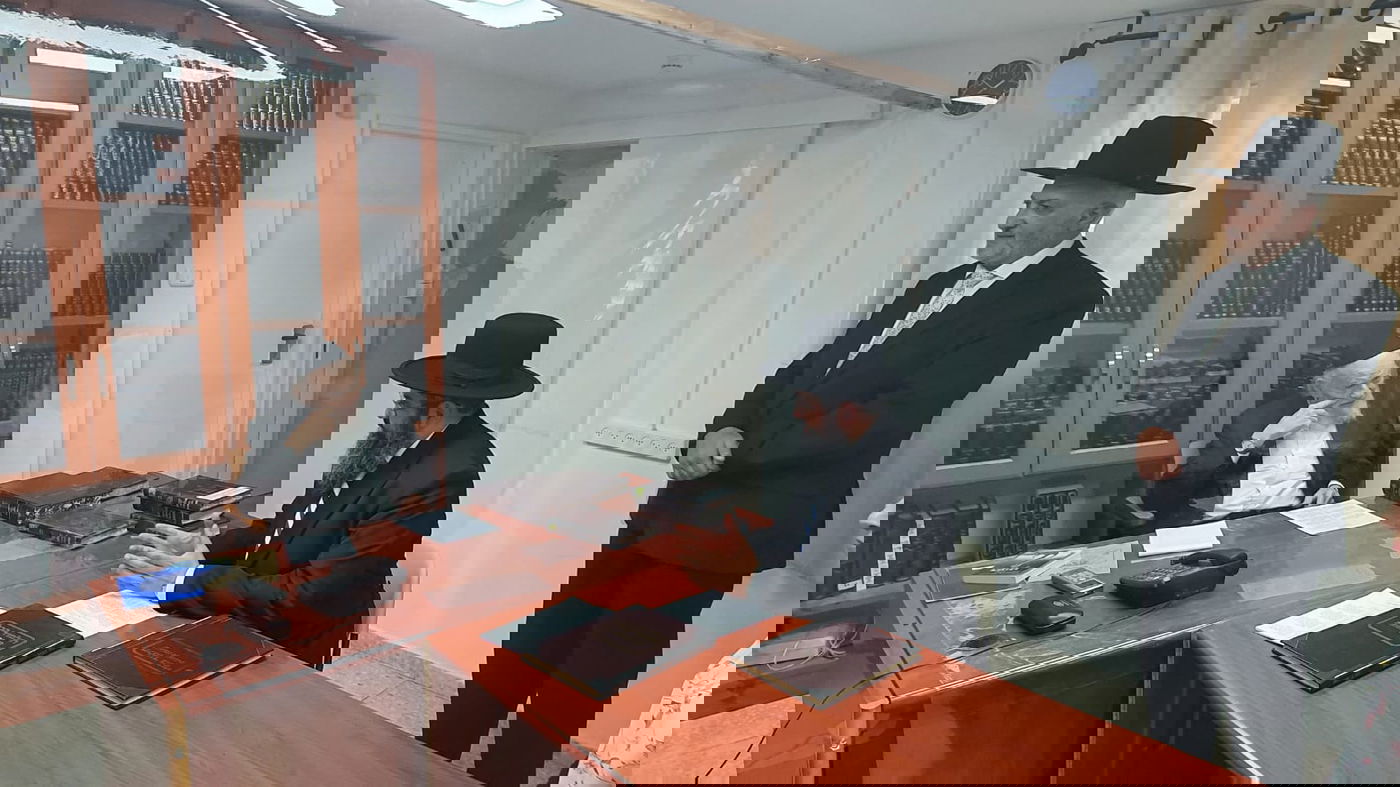 רבה של הקהילה הבוכרית בארה"ב בביקור אצל גדולי ישראל