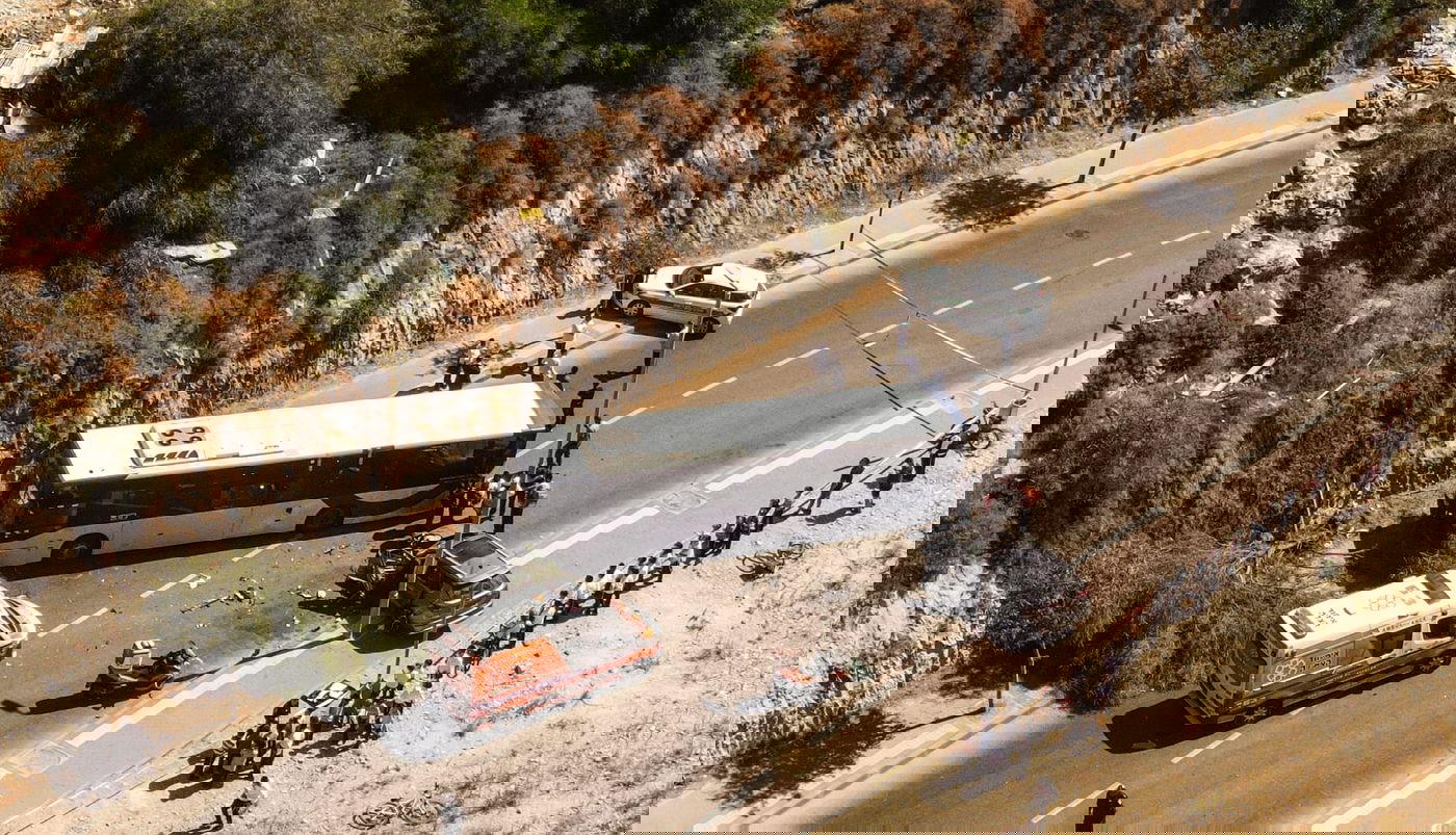 זירת התאונה