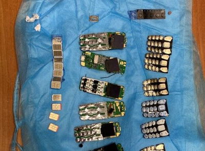 חלק ממה שנתפס על ידי שב"ס