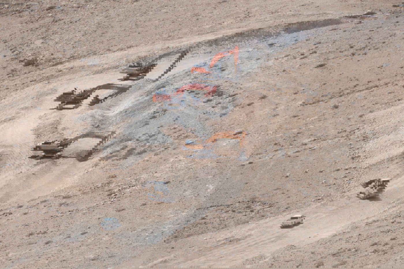 צה"ל מחזק את המכשול ההנדסי במדבר יהודה