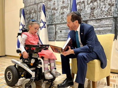 הנשיא הגשים לילדה החרדית את חלומה