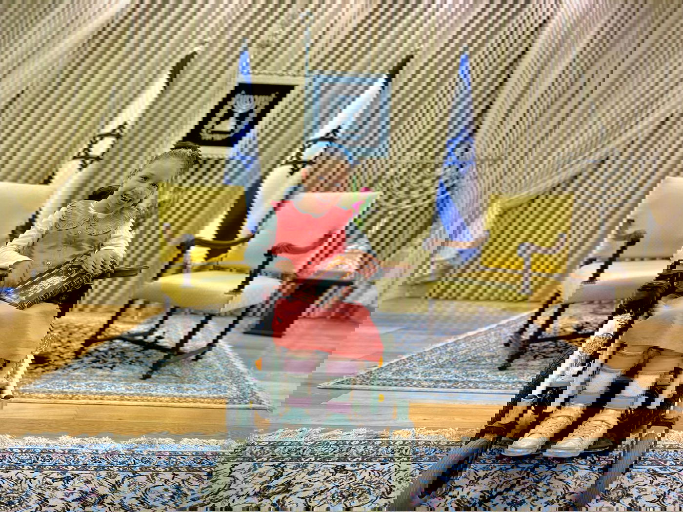 הנשיא הגשים לילדה החרדית את חלומה