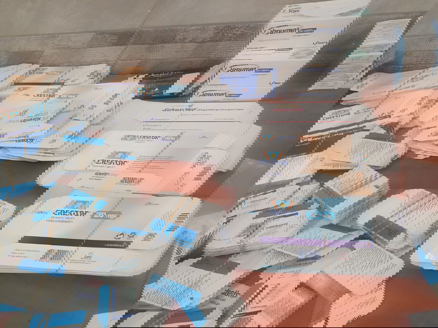 חלק מהתרופות שנמצאו