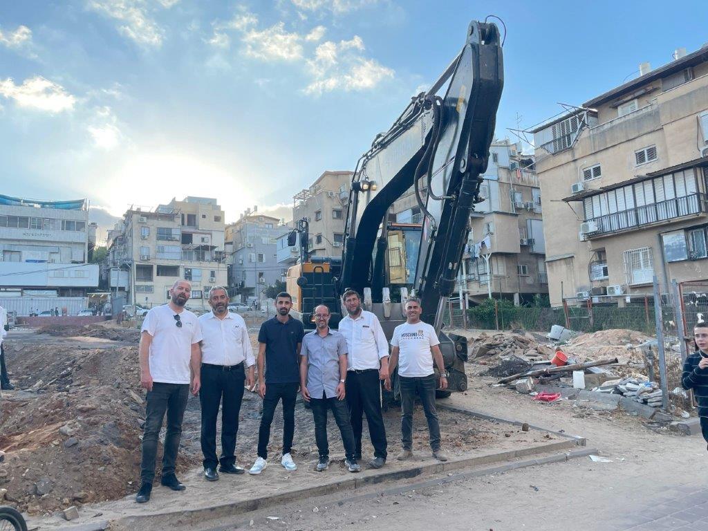 ראשי חברת 'טריא' בסיור במתחם