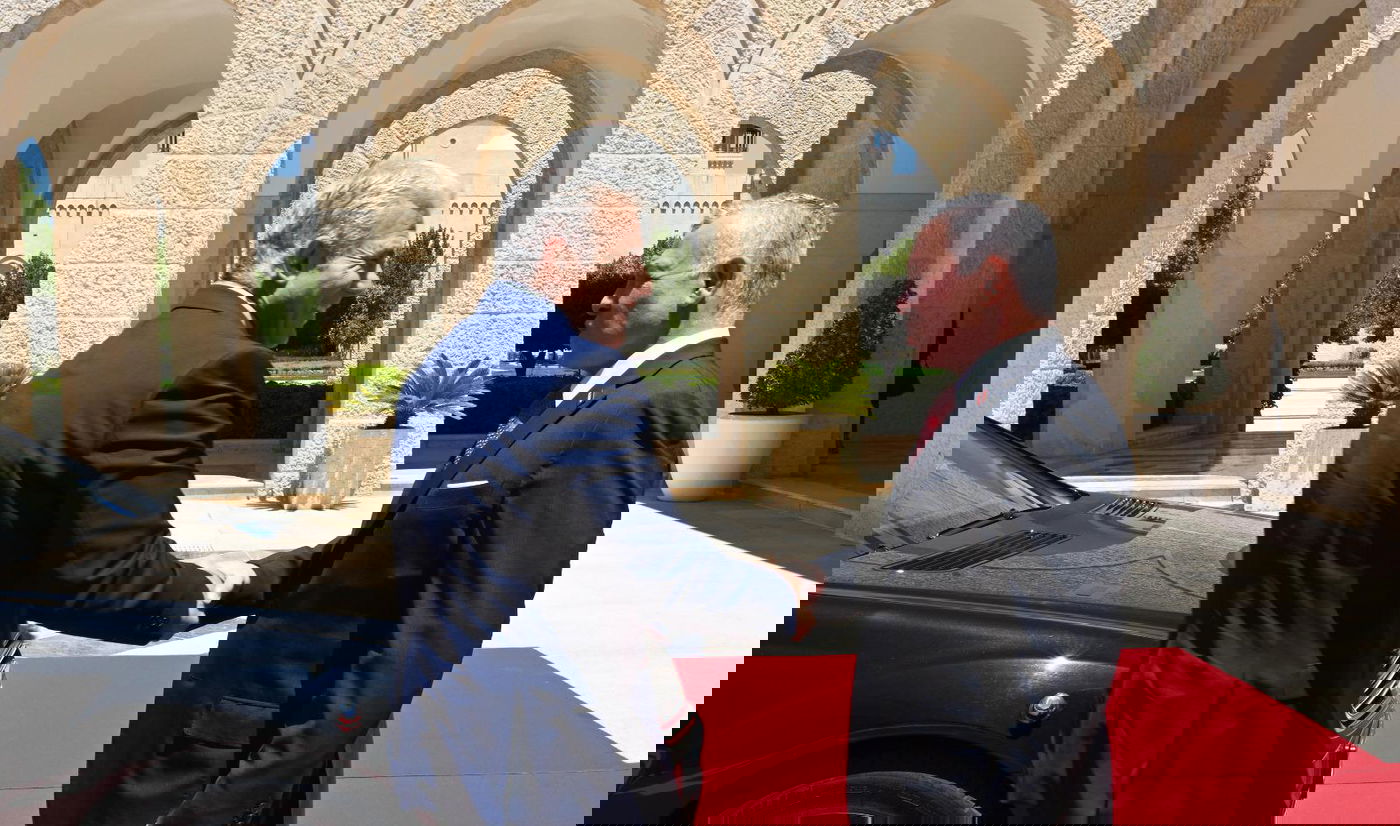 לראשונה מכס רה"מ; לפיד נועד עם מלך ירדן