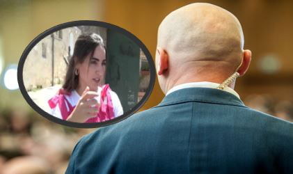 איש שירות ותמר בן חיים (בעיגול)