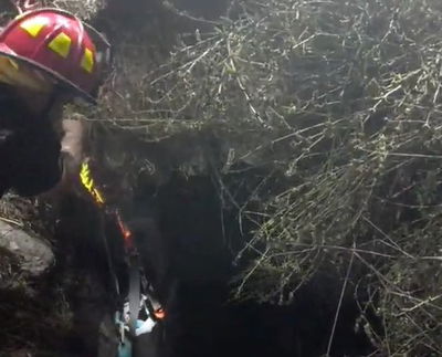 חילוץ החייל מהבור, הלילה