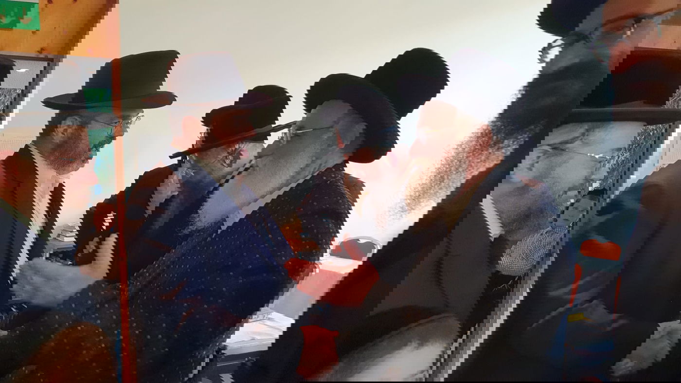 תיעוד: הרבי מויז'ניץ ביקר במלון היוקרתי בשוויץ