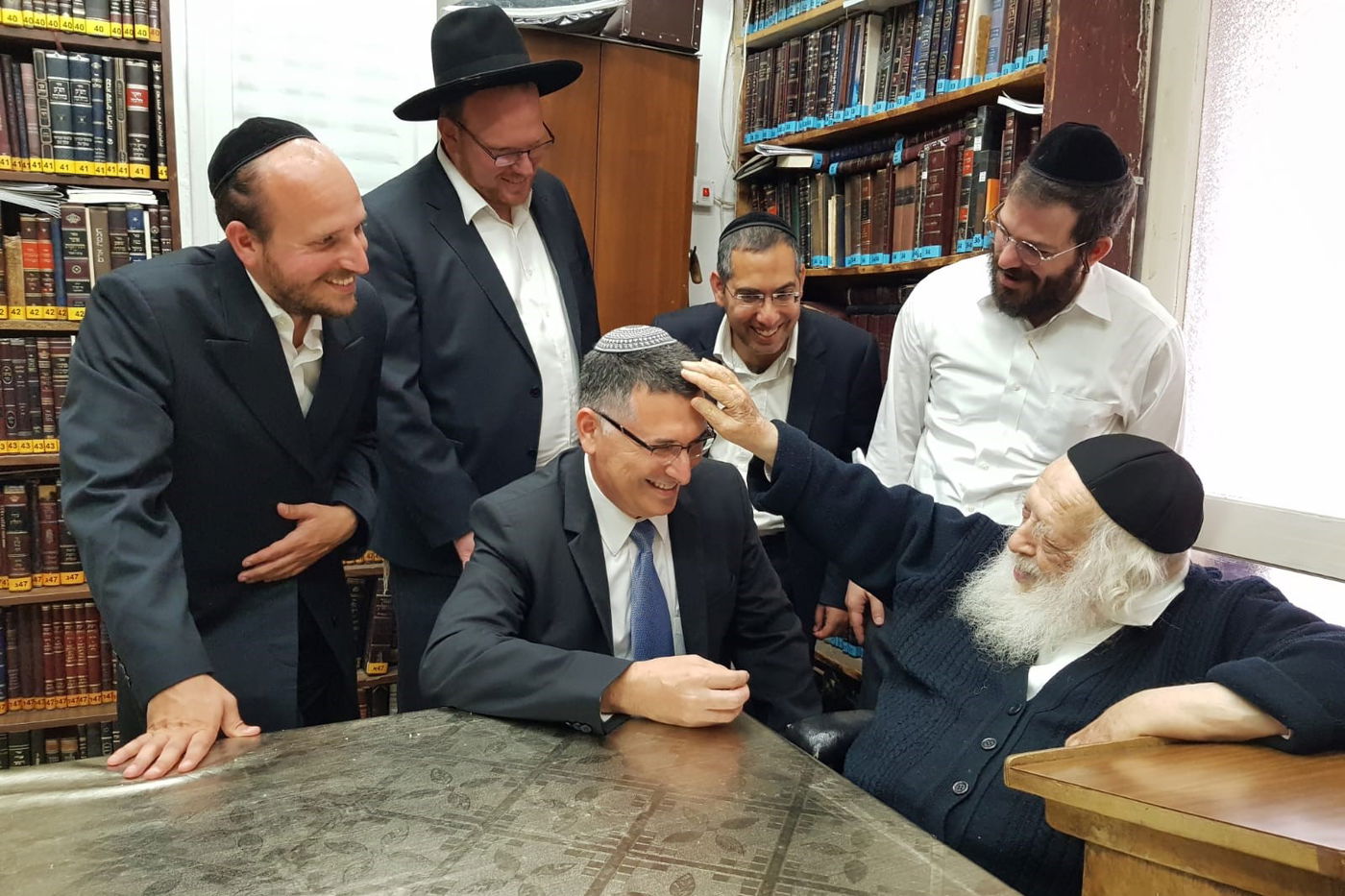 בורנשטיין וסער בבית מרן הגר"ח קנייבסקי זצוק"ל