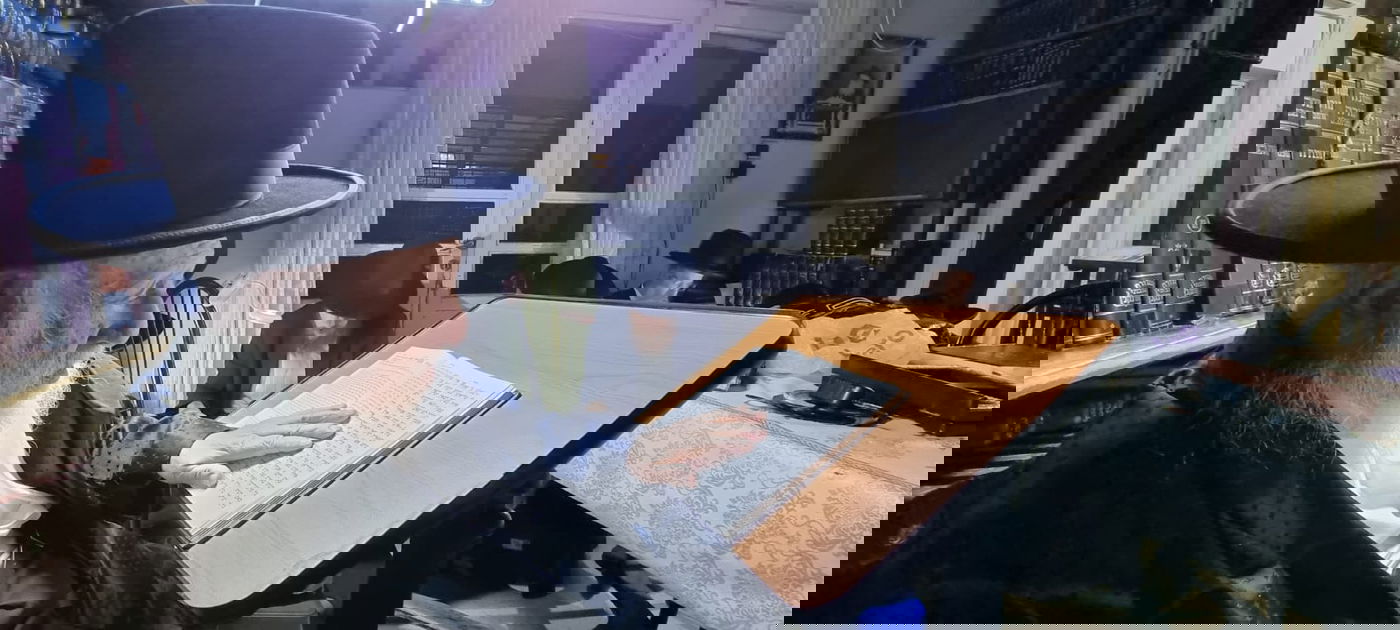 ראש הישיבה הגרב"ד פוברסקי בקינות; צפו