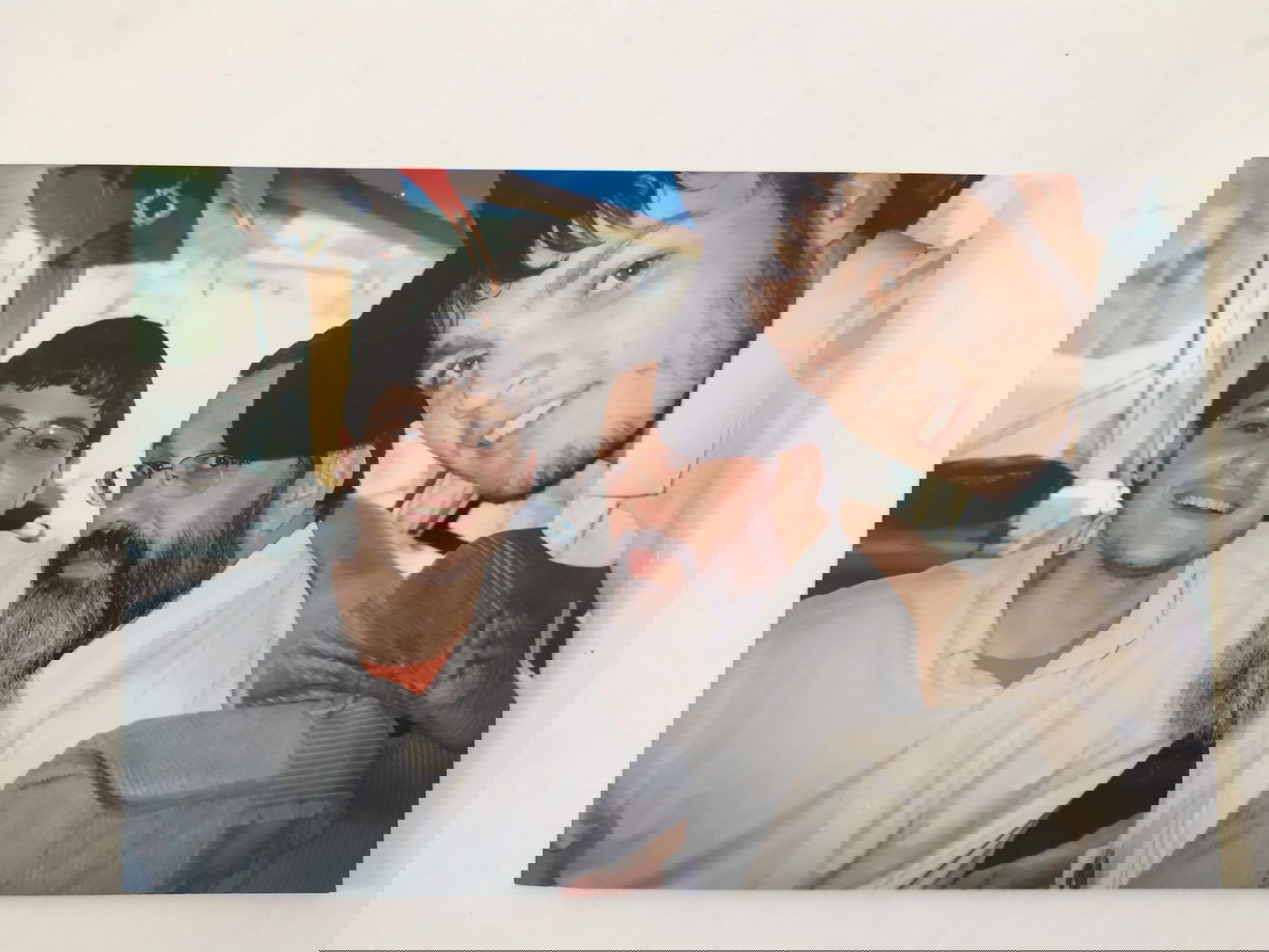 אני ואברהם משה יחד עם הרב דוד נחשון, מנהל ניידות חב"ד