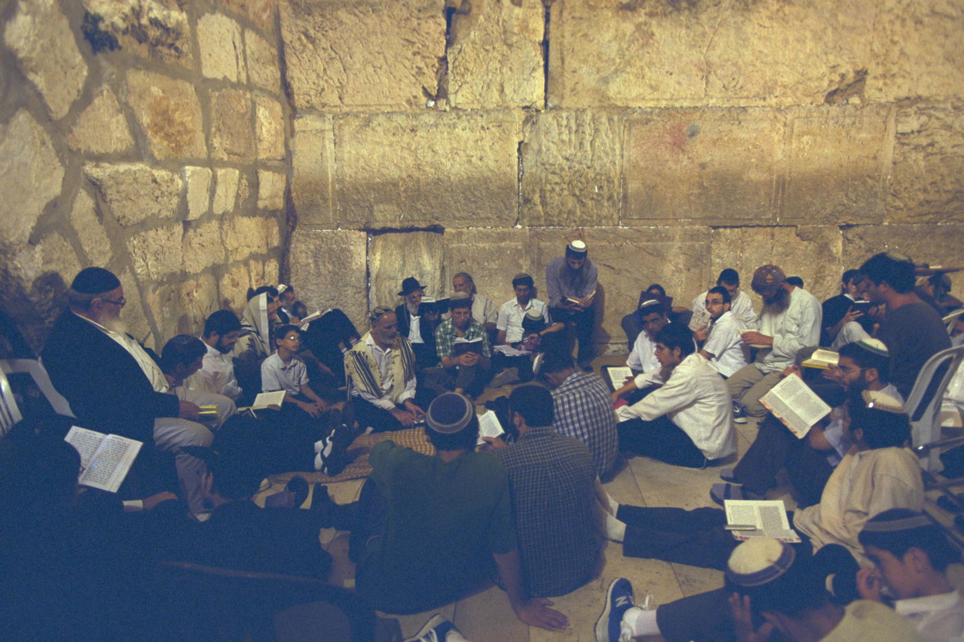 תשעה באב בכותל בשנת 1999