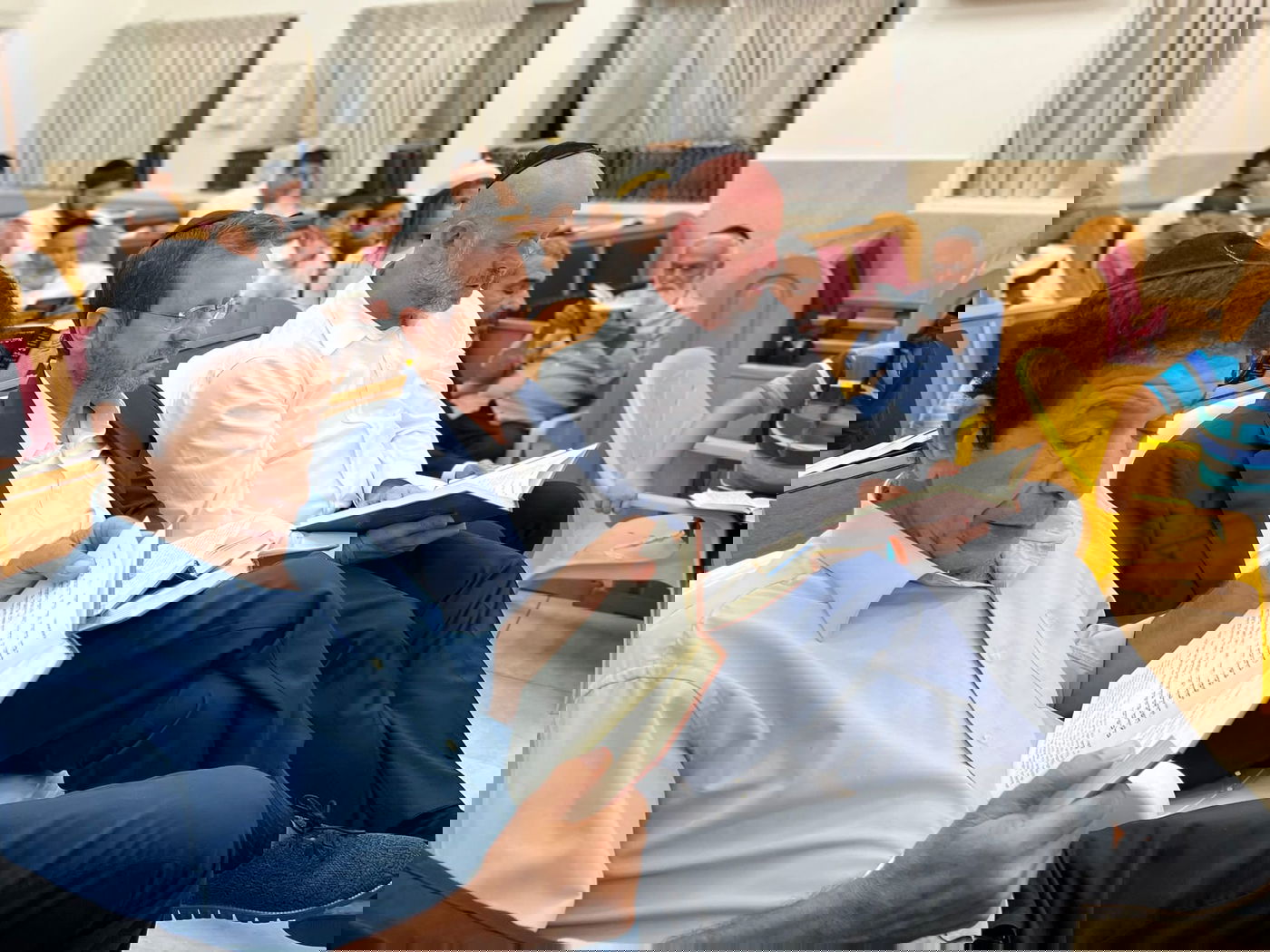 הנשיא יצחק הרצוג קרא 'איכה' ברמת השרון