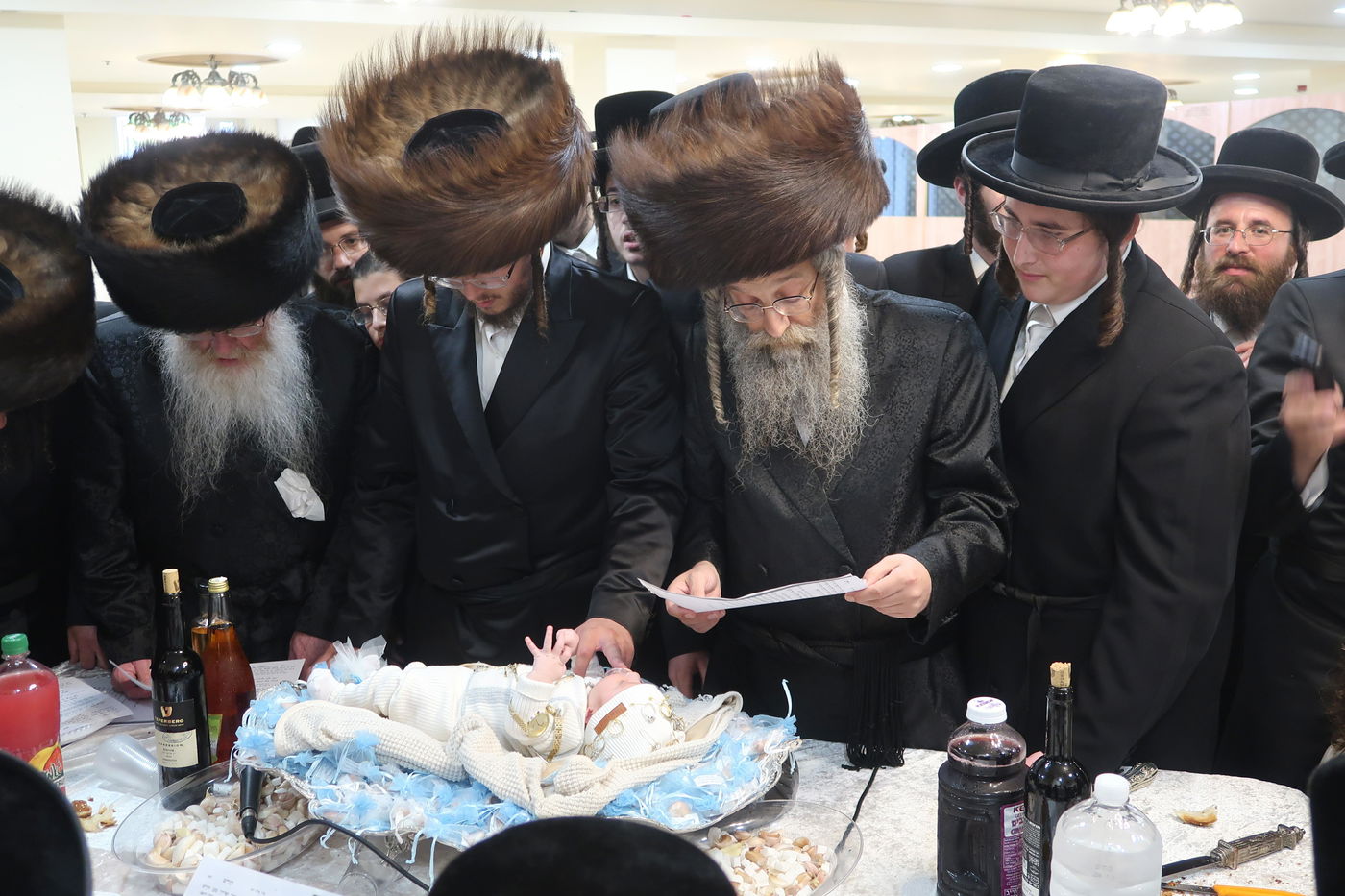 גלריה: פדיון הבן לנכד האב"ד וחתן האדמו"ר