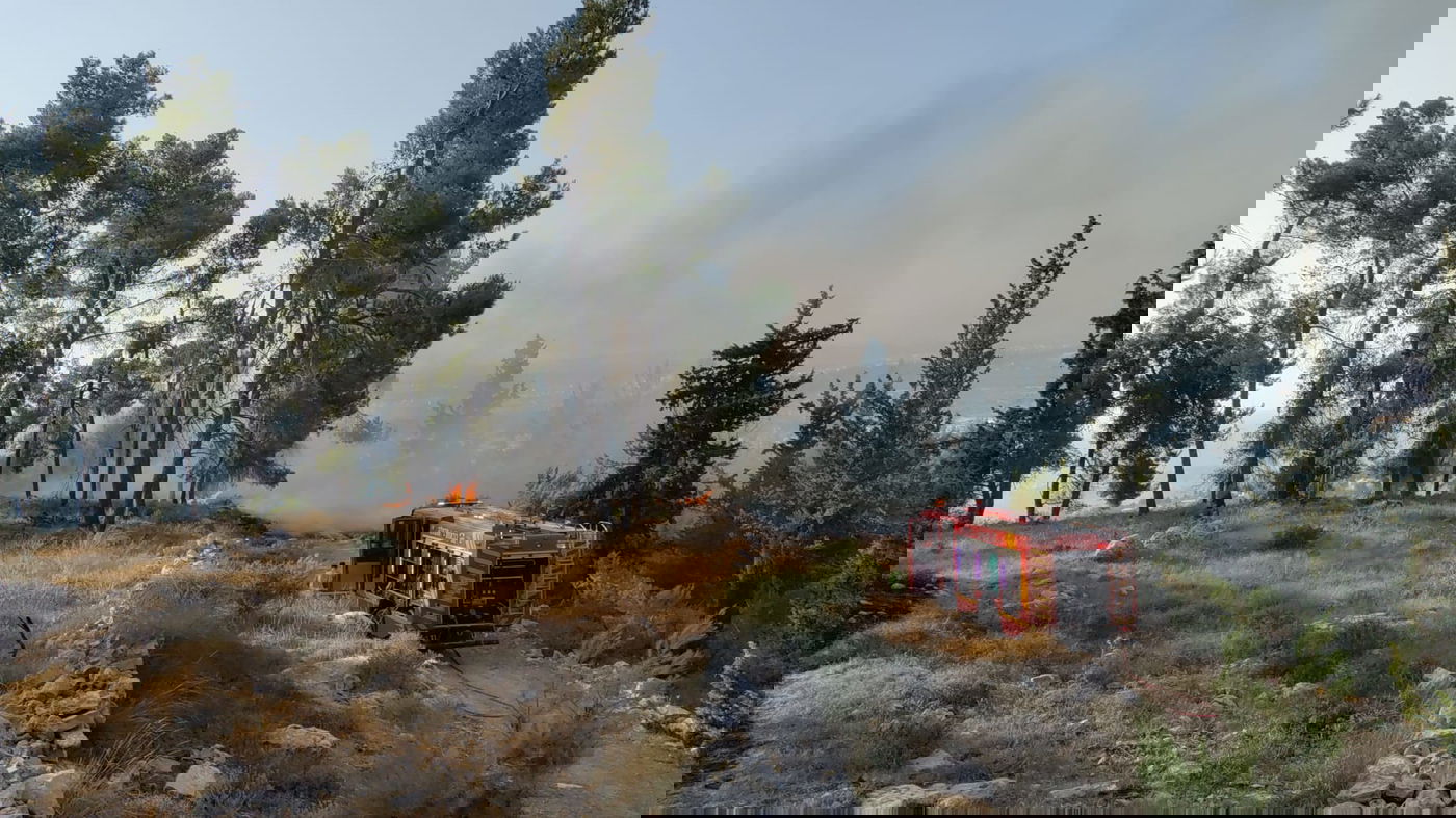 אחד ממוקדי ההצתות