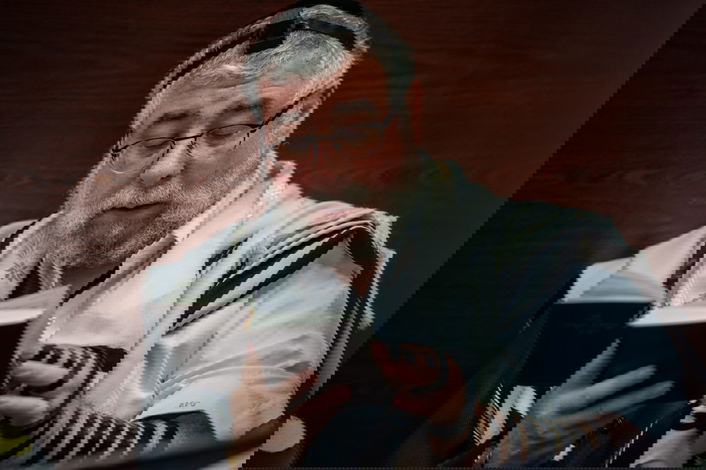 הגאון רבי פנחס גולדשמידט, המשמש דה-פקטו הרב של אירופה