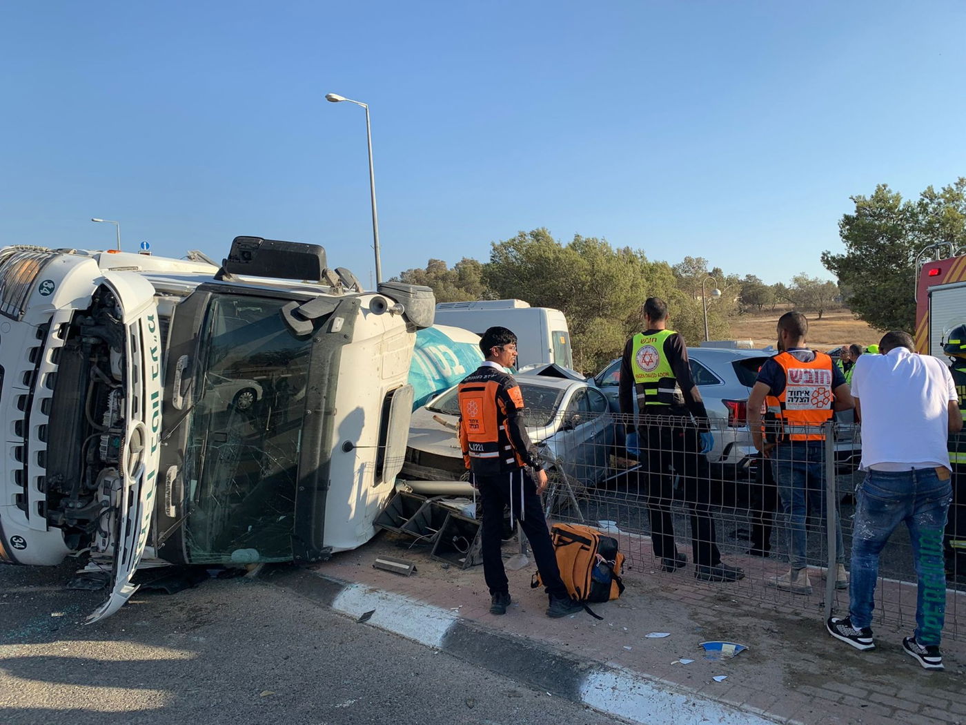 זירת התאונה