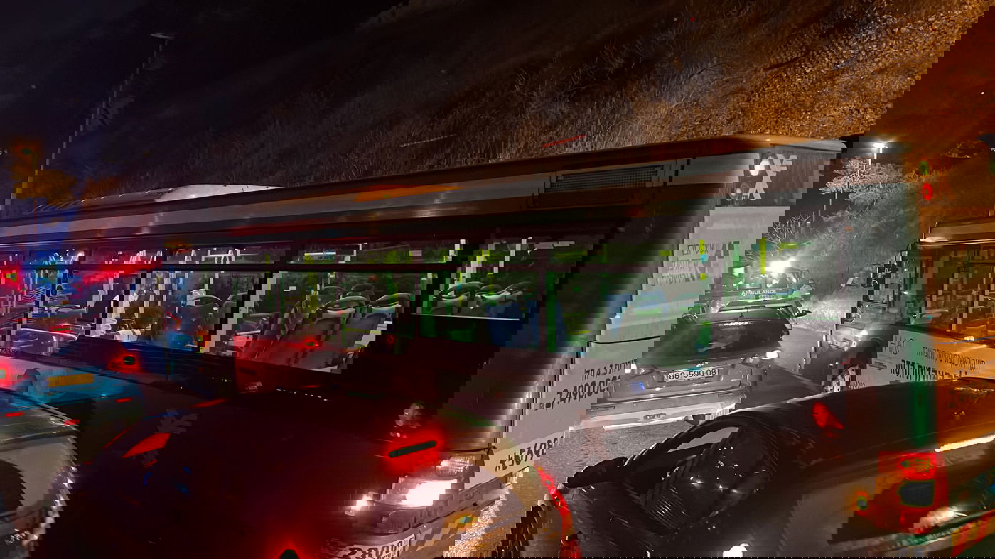 האוטובוס בו אירע הפיגוע