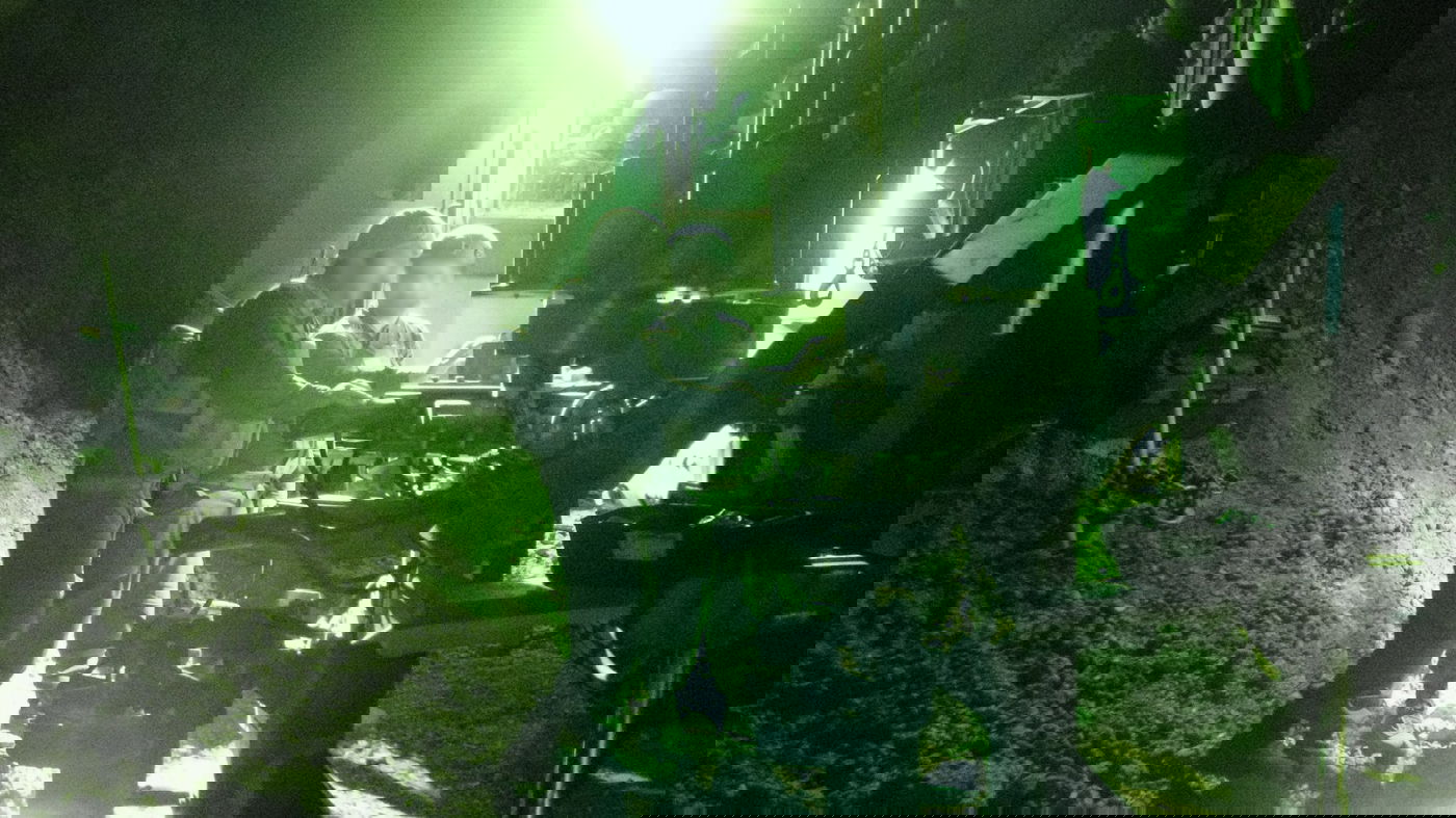 קדיחה באחד האתרים / לוחמי יהלום