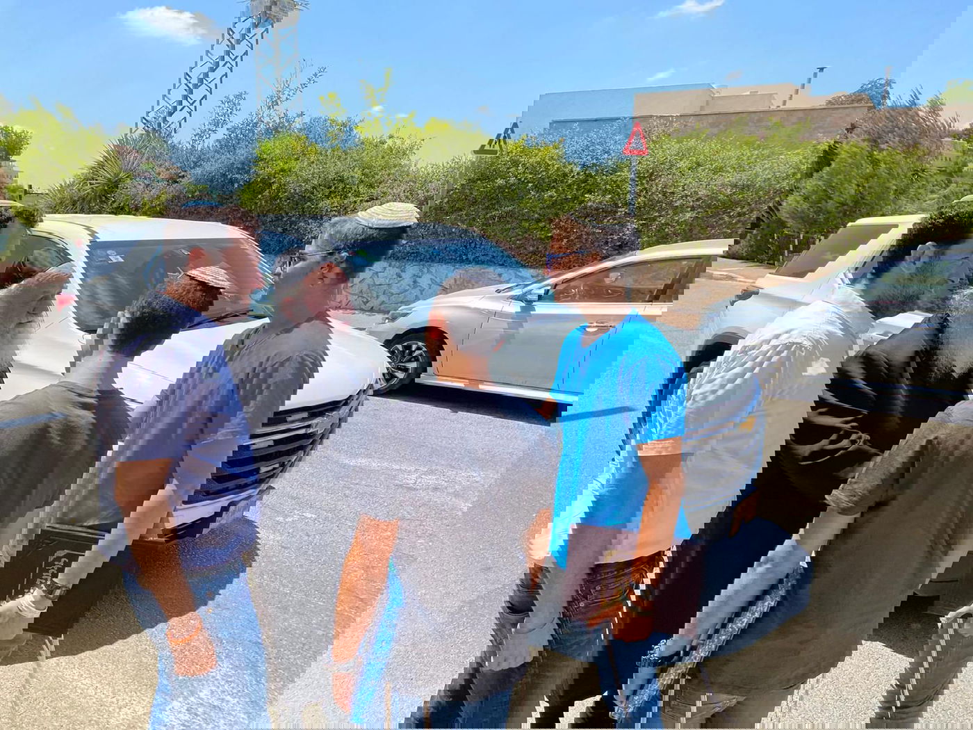 ביקור העבודה הראשון של יצחק גולדקנופף - בשומרון