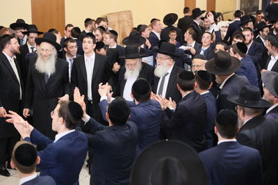 חתונת בנו של הג"ר יהודה אריה דינר