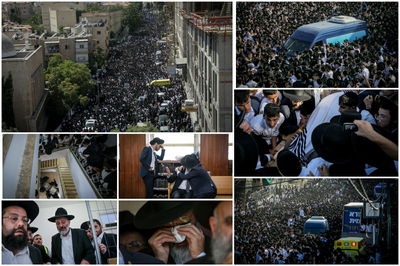 תיעוד מסכם: רבבות בהלווית נשיא המועצת חכם שלום כהן זצ"ל