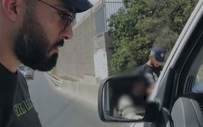 נתפס נהג בפסילה