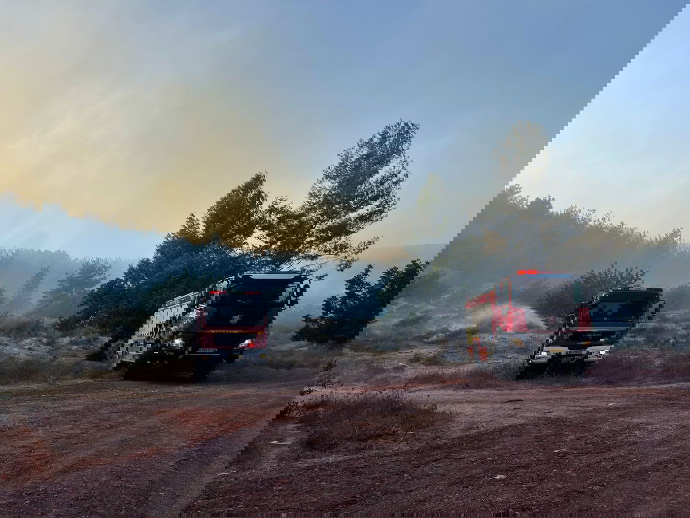 שריפה ליד בית שמש, בתים ומתחם 'איקאה' פונו