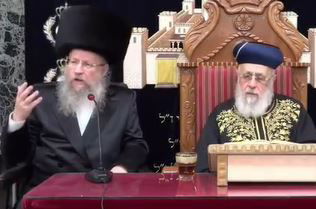 הרב קאופמן ב'יזדים', במוצ"ש האחרון