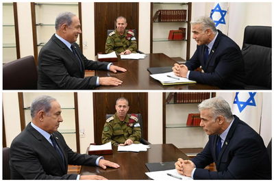 שתי התמונות מהפגישה הקודמת