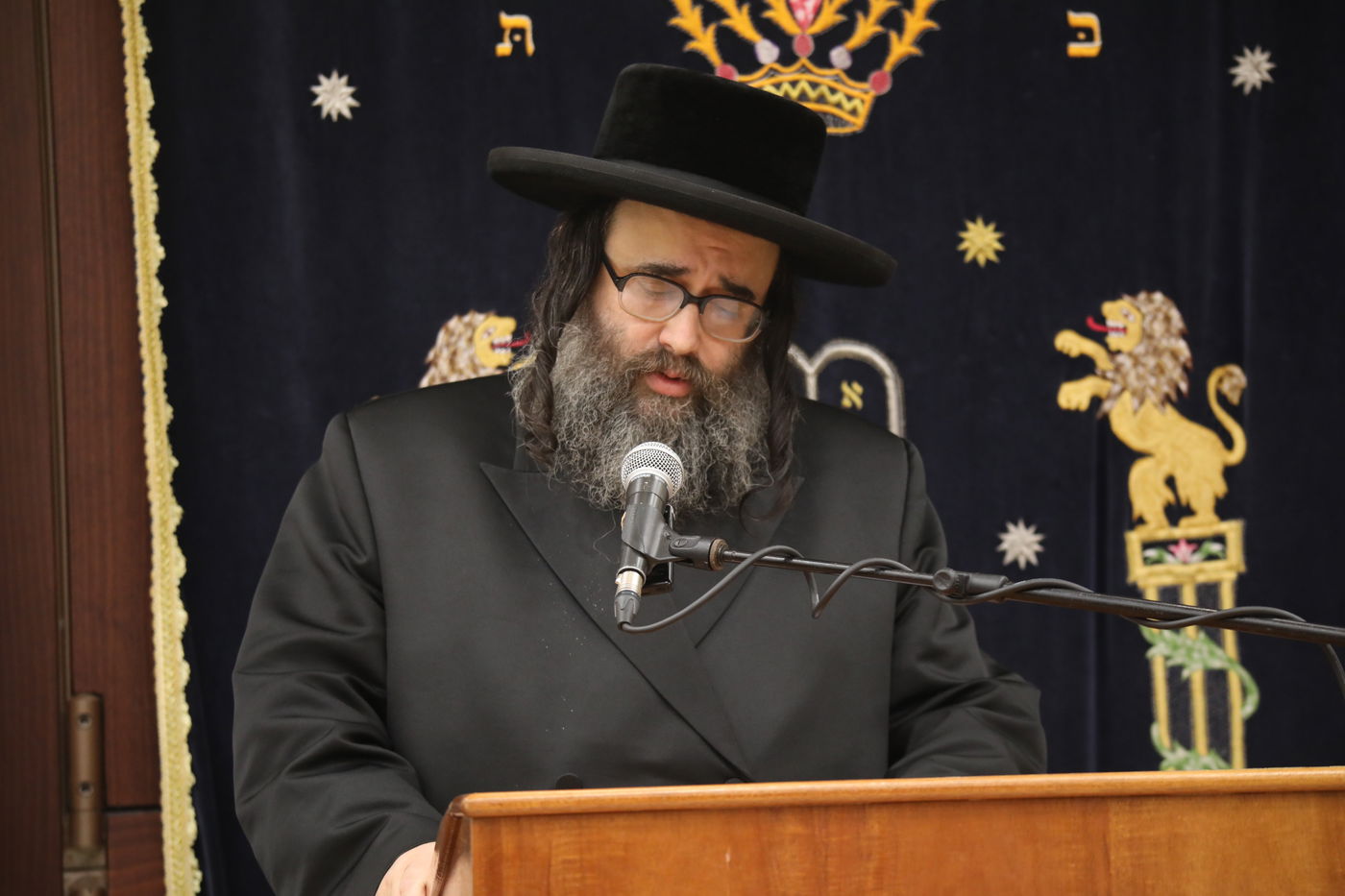 עצרת מספד במלאת שלושים לפטירת גאב"ד העדה