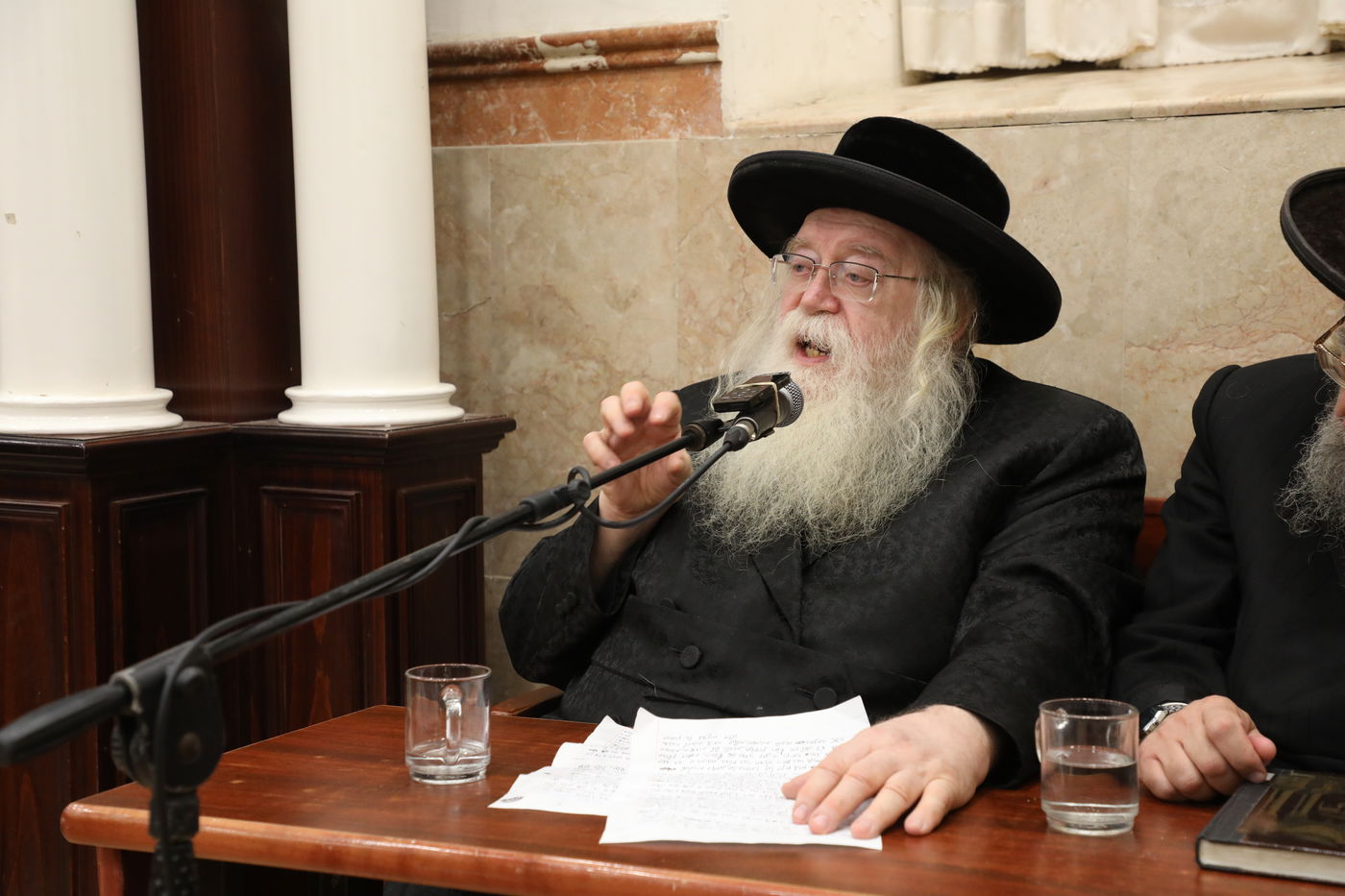 עצרת מספד במלאת שלושים לפטירת גאב"ד העדה