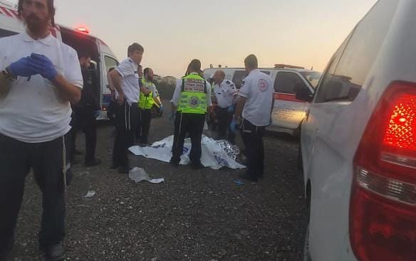 זירת התאונה בבית שמש