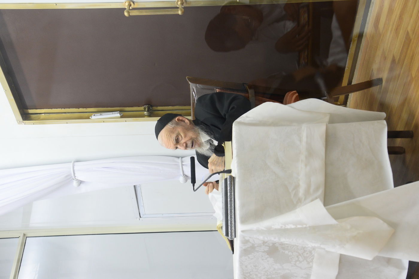 תיעוד מרהיב: נשיא המועצת בן ה-99 במסירת שיעור כללי