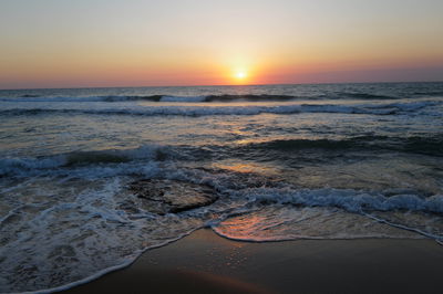 חוף הים בנהרייה אתמול