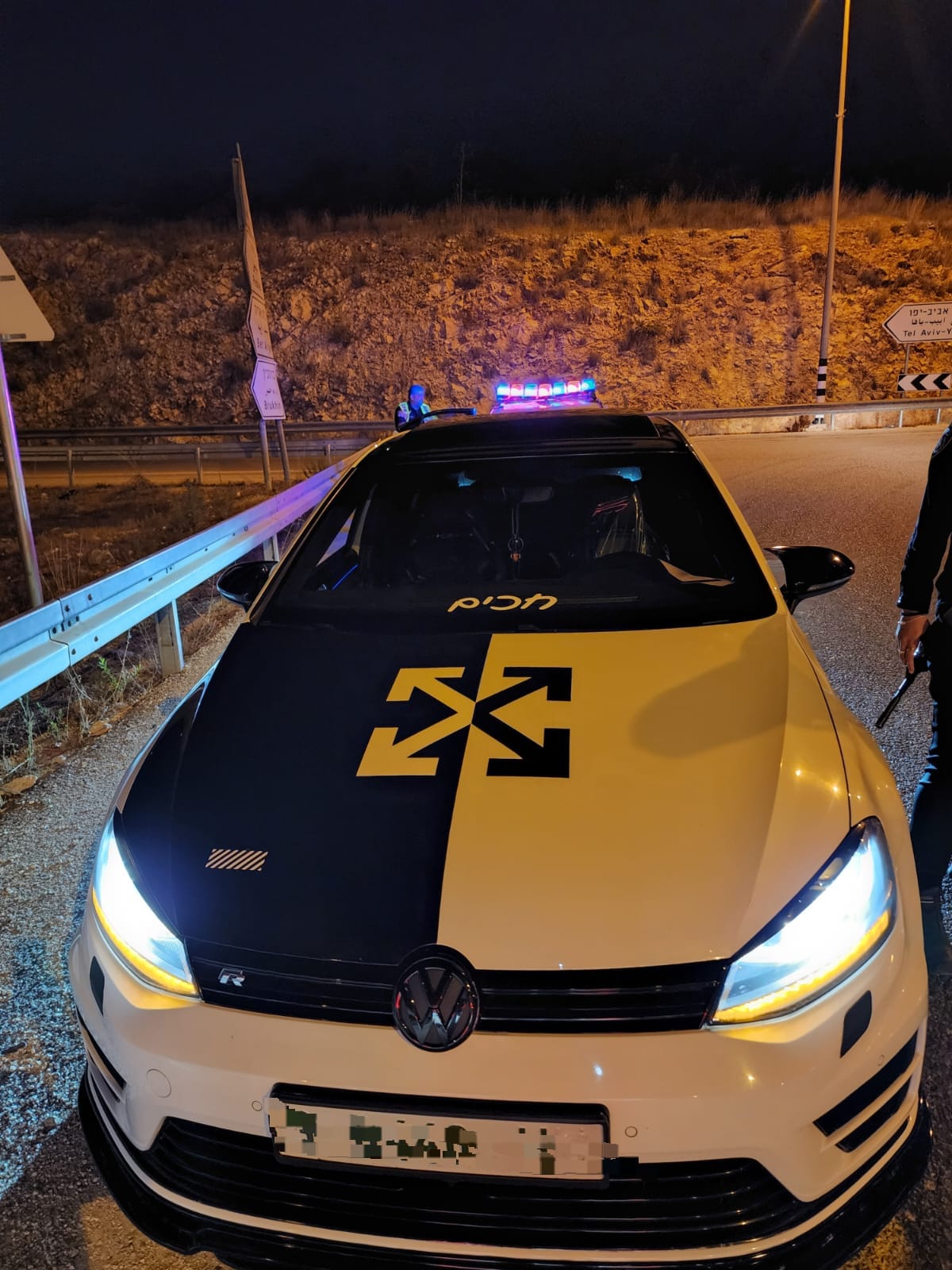 המשטרה הורידה מהכביש רכבים שערכו מרוץ לא חוקי