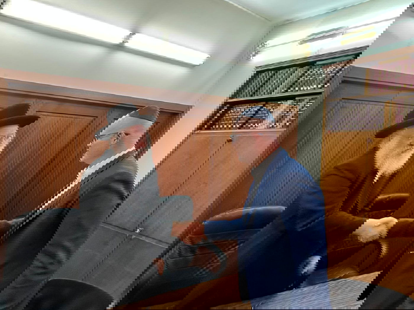 רני איידלר, מנכ"ל תמיר- תאגיד המיחזור בפגישתו עם הרב לנדא