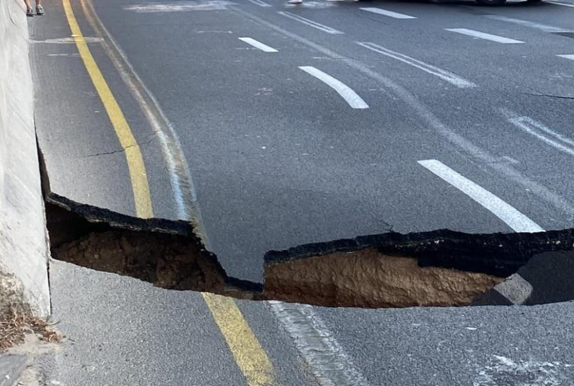 בולען ענק נפער, איילון מכיוון צפון לדרום ייחסם מחר