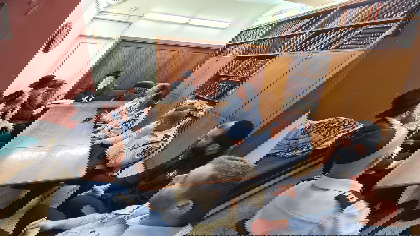 בכירי המשטרה במרכז ביקרו אצל רבני העיר בני ברק