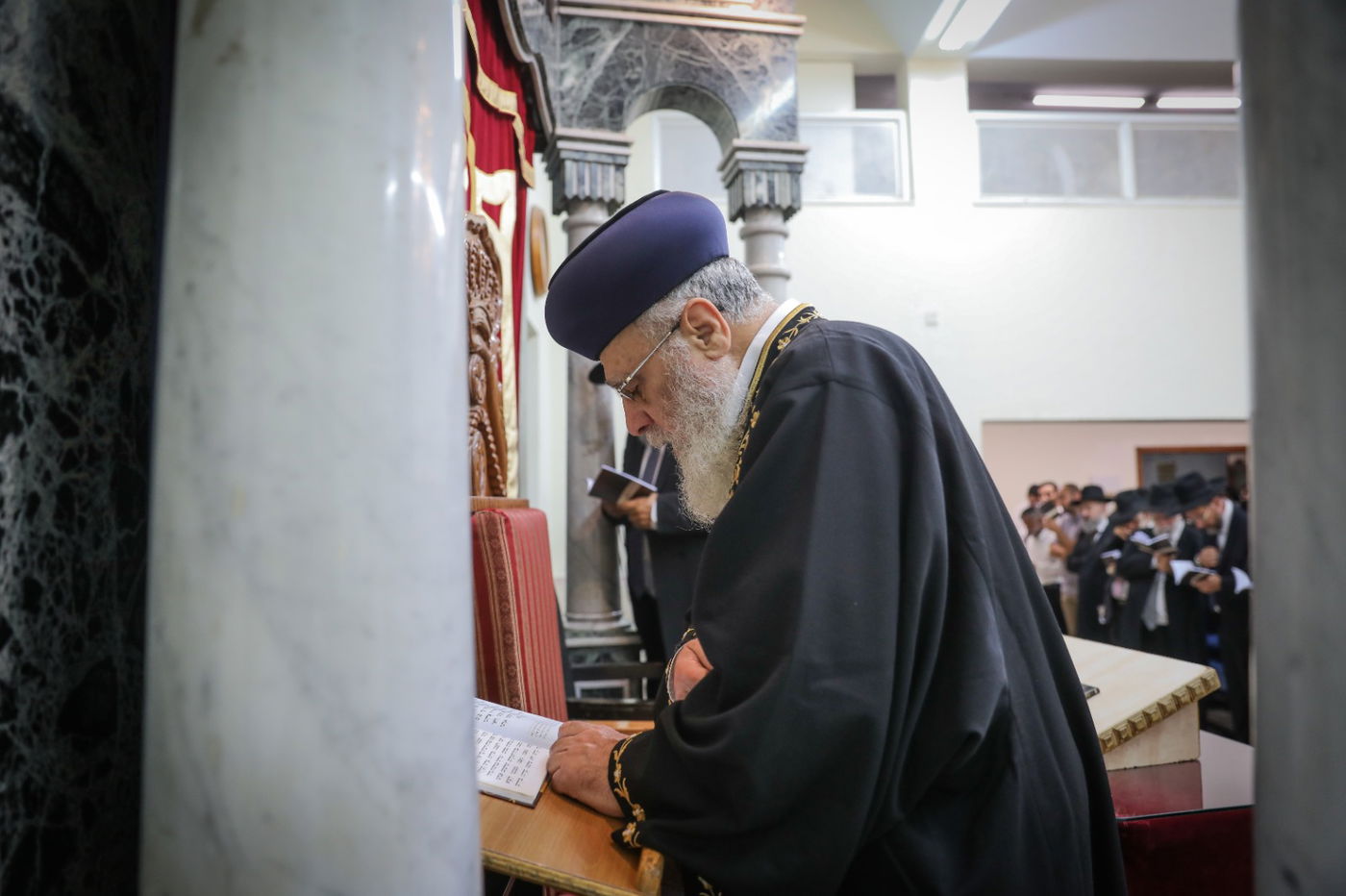 ב'יזדים': מעמד הסליחות בראשות הראשון לציון הגר"י יוסף