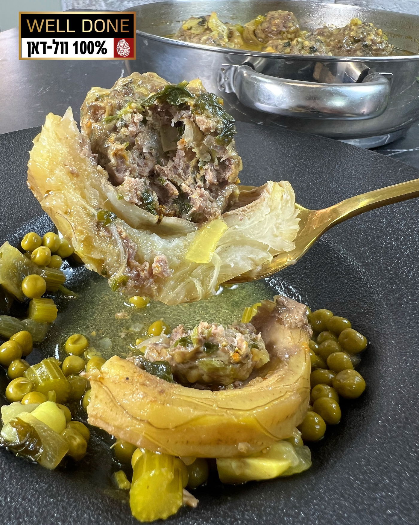 מתכון לתחתיות ארטישוק במילוי קציצות בשר - וול דאן